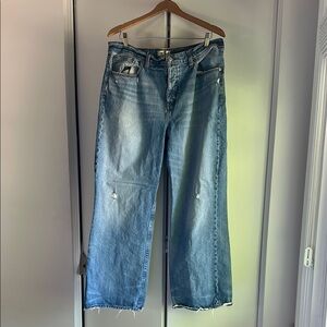 Low Slung Baggy Jeans in Hamburg Wash